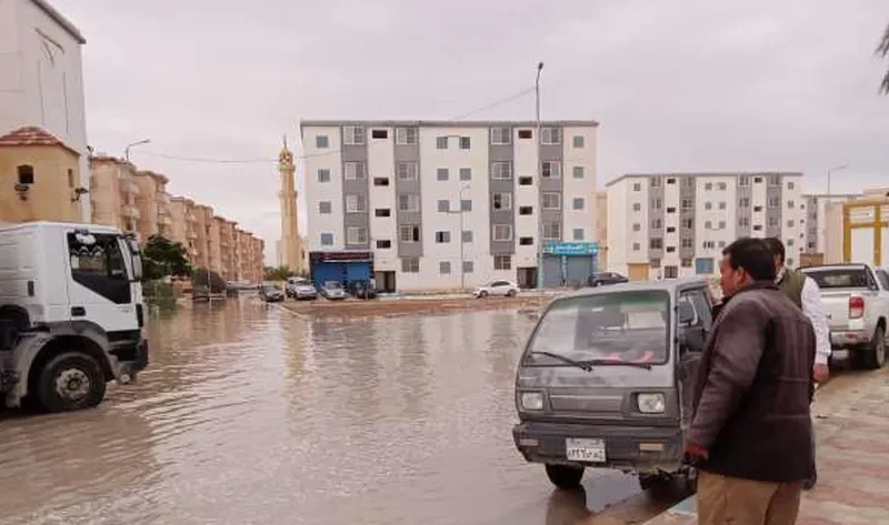 سقوط أمطار غزيرة على مرسى مطروح.. درجة الحرارة العظمى 23 مؤية – أي خدمة